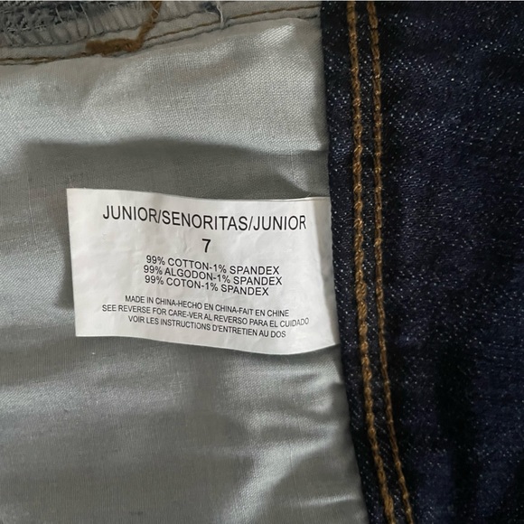 NWT  Be hold Women’s High waisted denim short  Color:dark blue Size:7 - Picture 5 of 5